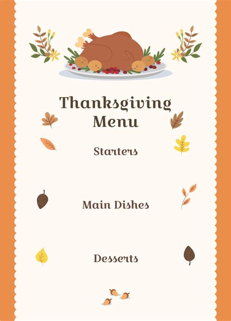 printable thanksgiving flyer templates
