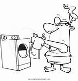 Waschen Waschmaschine Lavanderia Diverse Misti Malvorlage Kategorien Sull Gratismalvorlagen sketch template