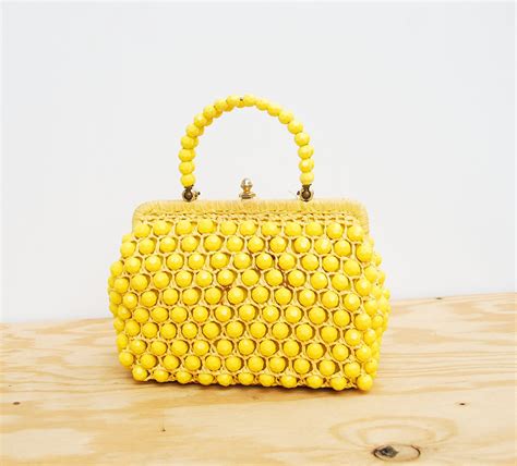 purse yellow purse  purse spring fashion etsy yellow purses purses  purse
