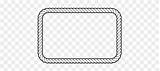 Rope Border Clipart Vector Transparent sketch template