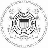 Guard Uscg Seal sketch template