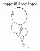 Papa Birthday Happy Coloring Pages Getcolorings Color Getdrawings sketch template