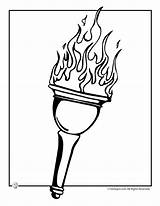 Olympic Torch Coloring Kids Worksheets Activities Special Print Crafts Gif sketch template