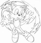 Tails Sonic Coloring Pages Flying Drawing Fly Deviantart High Sketch Getdrawings Manga sketch template
