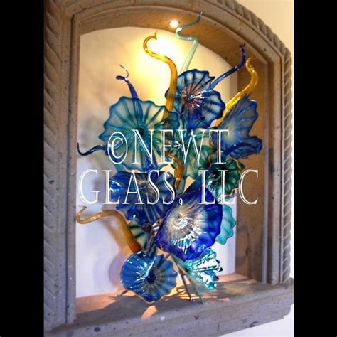 Decorative Glass Wall Art Plates Colorful Blown Glass