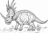 Styracosaurus Coloring Pages Rex Dinosaur Coloringpagesonly Tyrannosaurus Battle sketch template