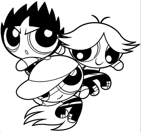 ideas   powerpuff girls coloring pages home family style