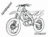 Coloring Pages Motocross Dirt Bike Getcolorings sketch template