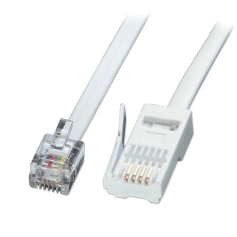 faxmodem  bt telephone wall socket cable straight   lindy uk