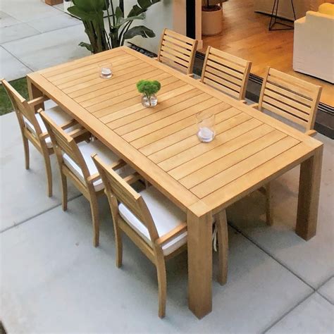 teak outdoor dining room sets