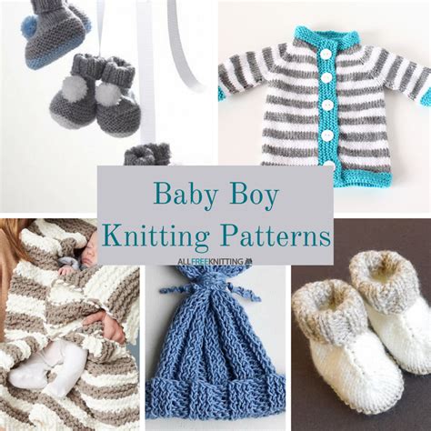 baby boy knitting patterns allfreeknittingcom