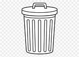 Bin Clip Recycle Clipart sketch template