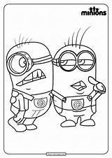 Pdf Minion Coloringoo Visit sketch template