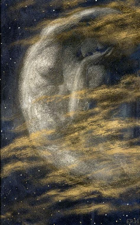 edward robert hughes 1851 1914 the weary moon