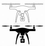 Fuco Quadcopter Macchina Fotografica Effettua Paesaggio Misure Atmosferiche sketch template