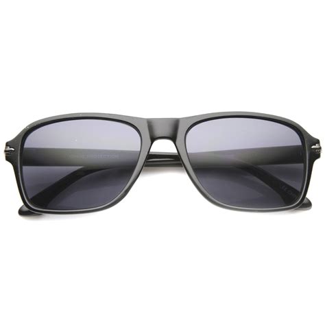 Men S Euro Rectangle Frame Fashion Sunglasses Zerouv