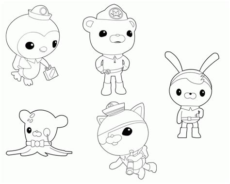octonauts coloring pages coloring home