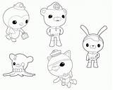 Coloring Octonauts Printable Pages Peso Tweak Les Characters Kwazii Barnacles Print Professeur Capitaine Clipart Popular Book Library Template sketch template