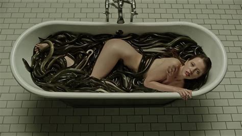 Naked Mia Goth In A Cure For Wellness