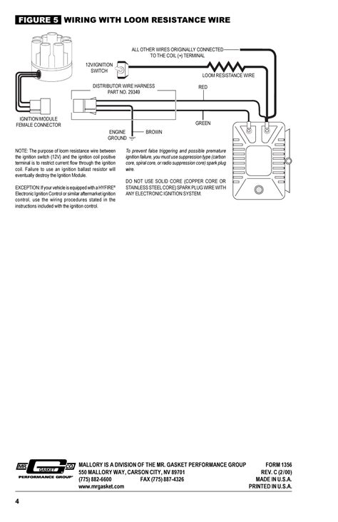 mallory magnetic breakerless distributor wiring diagram general wiring diagram