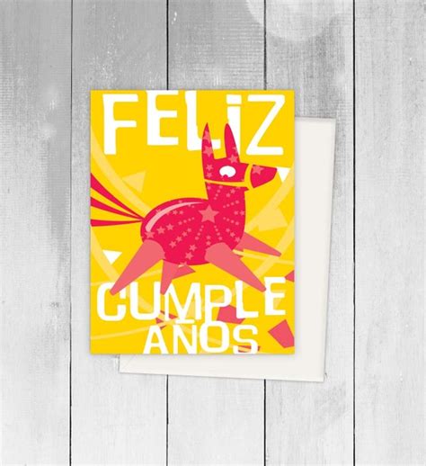 spanish greeting cards birthday cumpleanos bilingual tarjeta de cumple