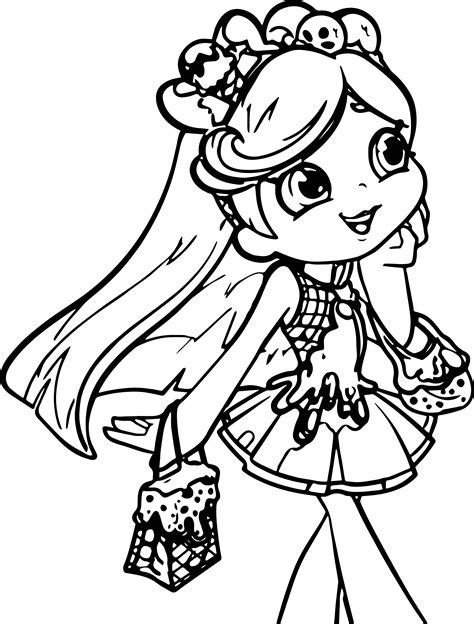 shopkins coloring pages  girls  getdrawings