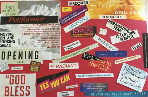 engage the law of attraction by creating a vision board — empowered
