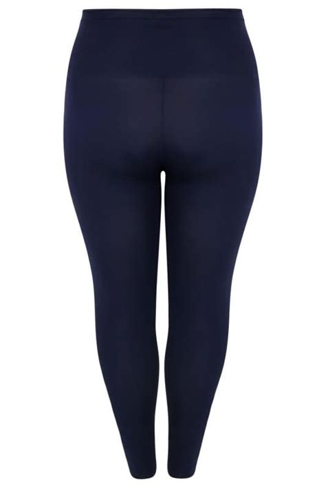 Navy Tummy Control Soft Touch Leggings Plus Size 14 To 36 Yours Clothing