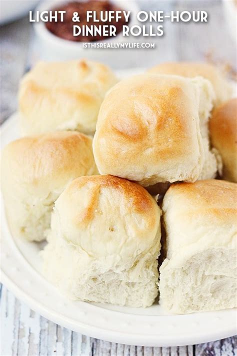 light and fluffy one hour dinner rolls half scratched