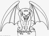 Gargoyle Coloring Pages Drawing Printable 210px 69kb Drawings Gargoyles Halloween Dragon Sketchite sketch template