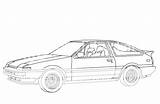 Ae86 Lineart sketch template