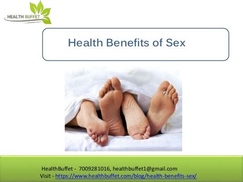 health benefits of sex