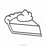 Pie Pumpkin Slice Template Coloring Pages sketch template