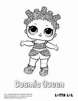 Lol Coloring Glitter Pages Queen Cosmic Lotta Surprise Doll Series Dolls Bee Color Printable Sheets Loldolls Kaynak sketch template