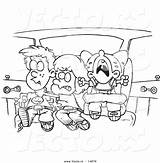 Trip Fighting Siblings Toonaday Clipart Exclusive Vicoms Vecto sketch template
