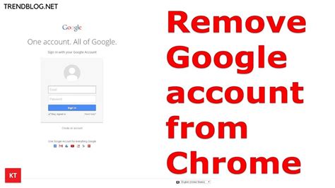 remove  google account  chrome  minutes trendblognet