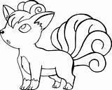 Pokemon Vulpix Coloring Pages Type Fire Print Cute Color Printable Kawaii Drawing Children Getcolorings Alola Go Ice Getdrawings sketch template