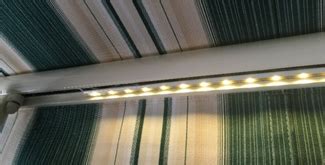 dimmable led awning lighting retractable deck patio awnings
