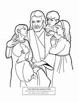 Coloring Jesus Miracles Lds Pages Netart Faith Christ Color Sheets Kids sketch template