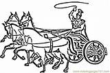 Coloring Chariot Colouring Pages Roman Chariots Printable Italy Template Children Kids Printablecolouringpages Printables Sketch Searches Recent sketch template