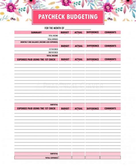 printable bi weekly budget planner printable world holiday