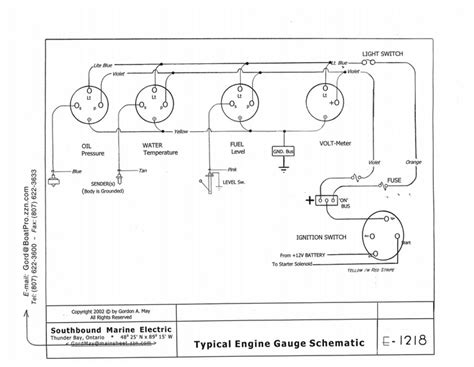 engine gauge wiring diagram   gauge testing diagrams cruisers sailing photo gallery