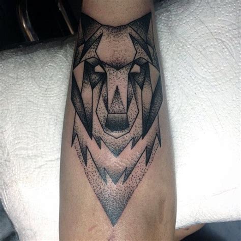 90 Geometric Wolf Tattoo Designs For Men Manly Ink Ideas