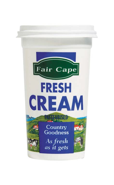 fresh cream milk fair cape dairies