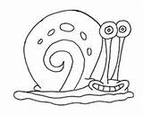 Spongebob Snail Plankton Squarepants Popular Krabs Coloringhome sketch template