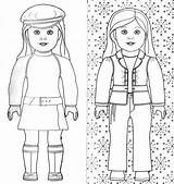 Coloring American Doll Girl Pages Printable Printables Print Julie Standing Dolls Kids Color Girls Cute Sheets Popular Holding Choose Board sketch template