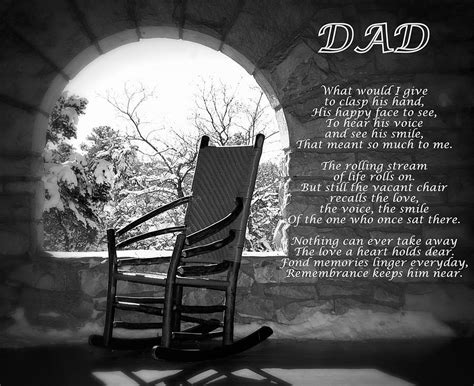 missing dad poem photograph by james defazio