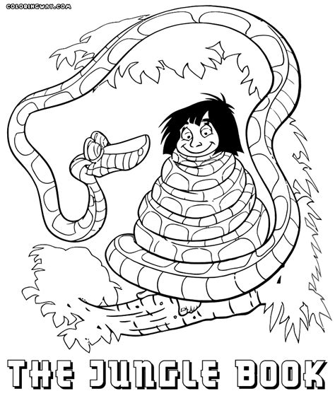 jungle book coloring pages coloring pages    print