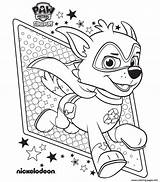 Coloring Super Patrol Paw Pages Pups Printable sketch template