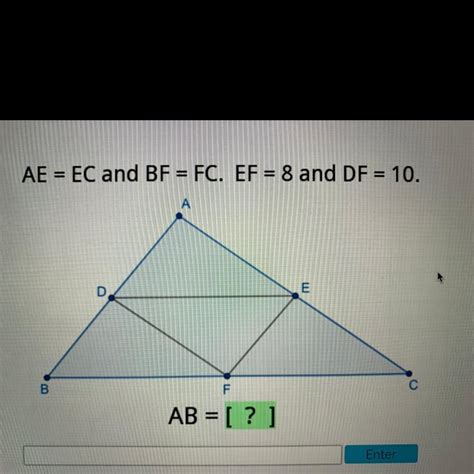 Ae Ec And Bf Fc Ef 8 And Df 10 Ab []
